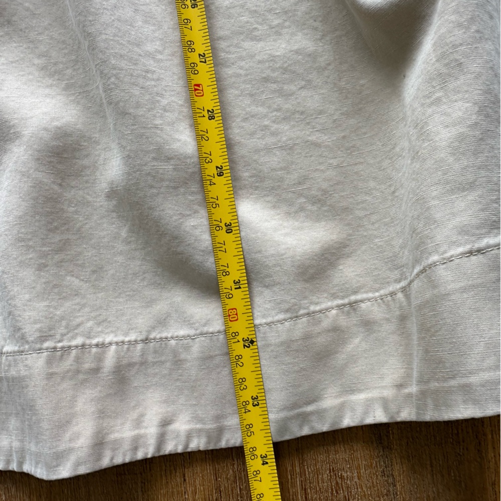 NWT Soft Tencel Linen blend Midi Skirt size M Chicos Pleated A line - Picture 11 of 13